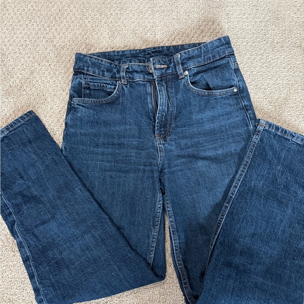 Massimo Dutti Classic Blue Denim Jeans